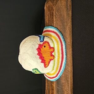 Crochet Dinosaur Buckle Hat